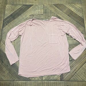 Double Zero Pink Long Sleeve Tee
